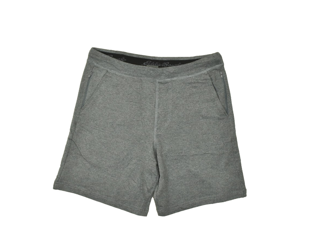 Eddie Bauer Lounge Men's Gray Sweat Shorts Regular Size M Pull On Solid